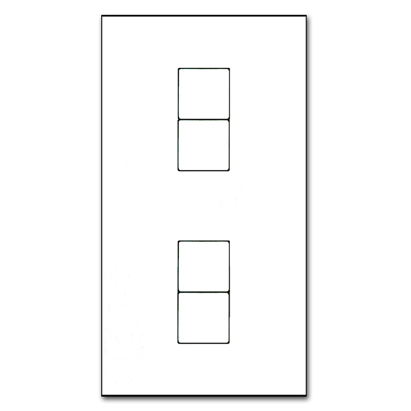 4-fold. For 2 wall boxes