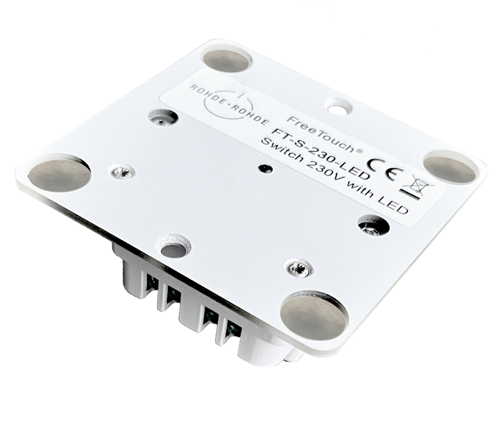 Berührungsloser Sensor-Schalter für Tapeten, mit Illuminierung.