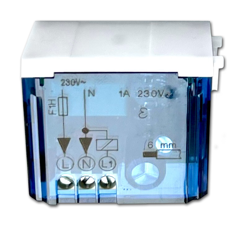 Touch relay for push button 230V. For 2-way & intermediate switch.