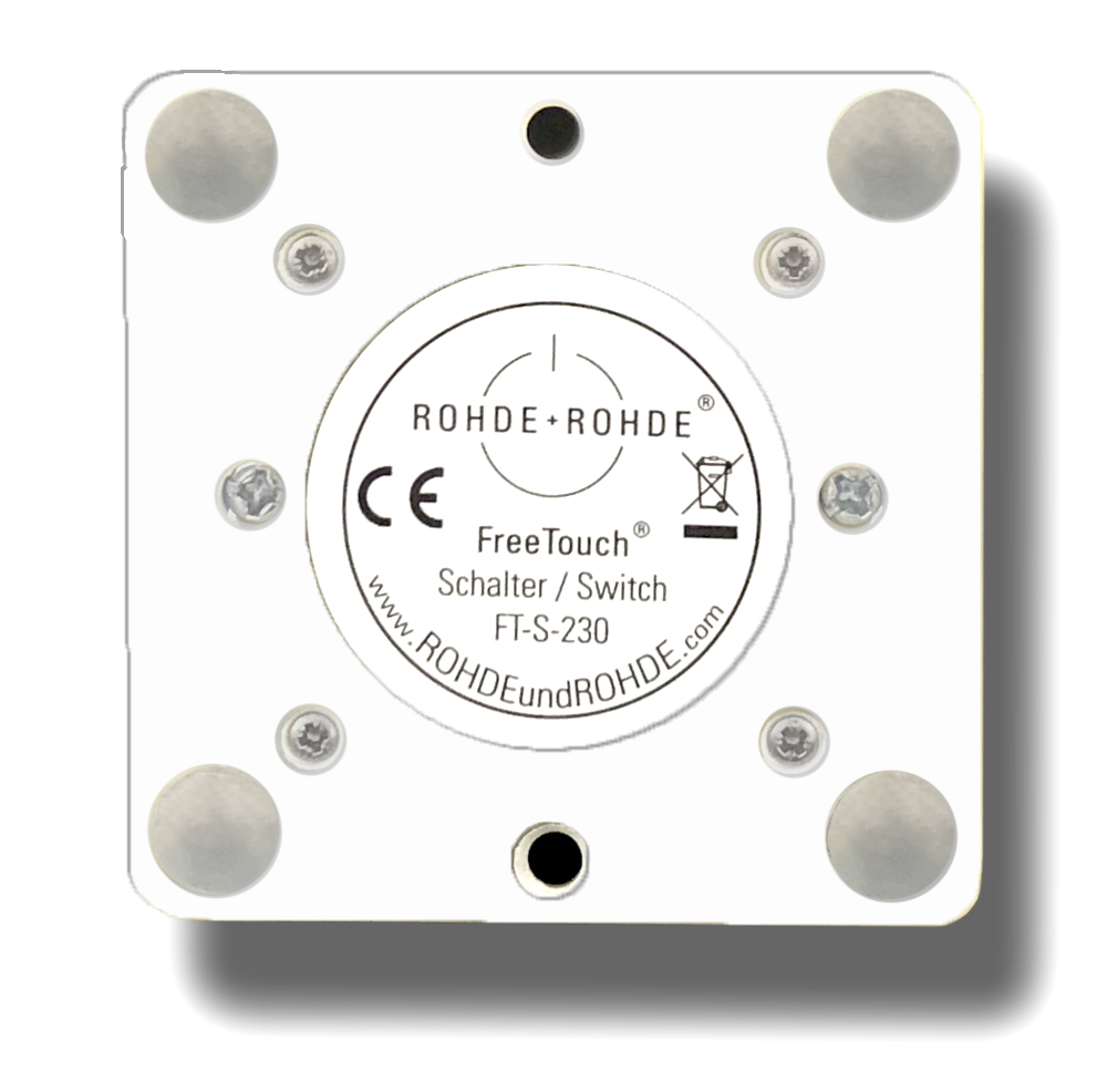 Touchless sensor switch On/Off. 230V. Without cover. FreeTouch.