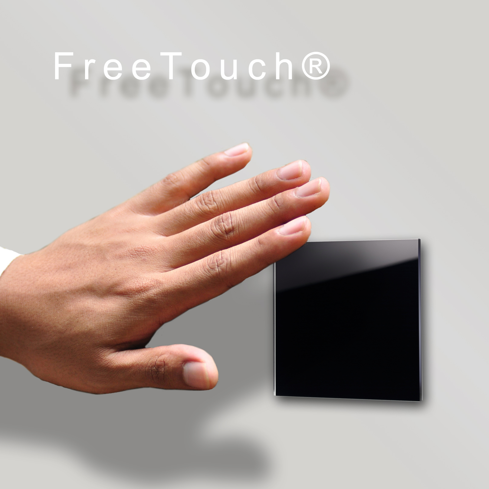 FreeTouch front panel. Black glass optic. 1-fold. 