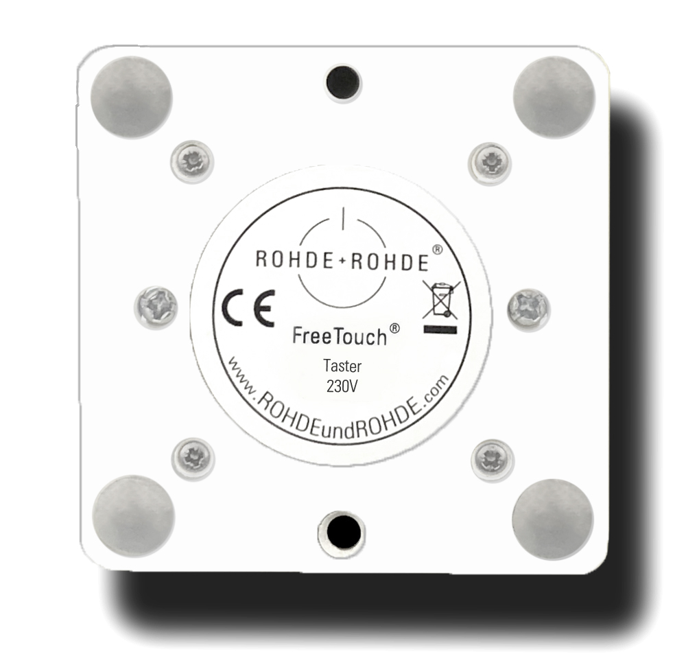 Touchless "impulse push button" sensor. 230V FreeTouch. Without cover.
